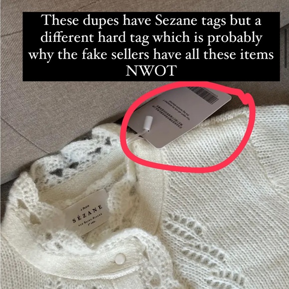 BEWARE of Sezane FAKES - Picture 4 of 5
